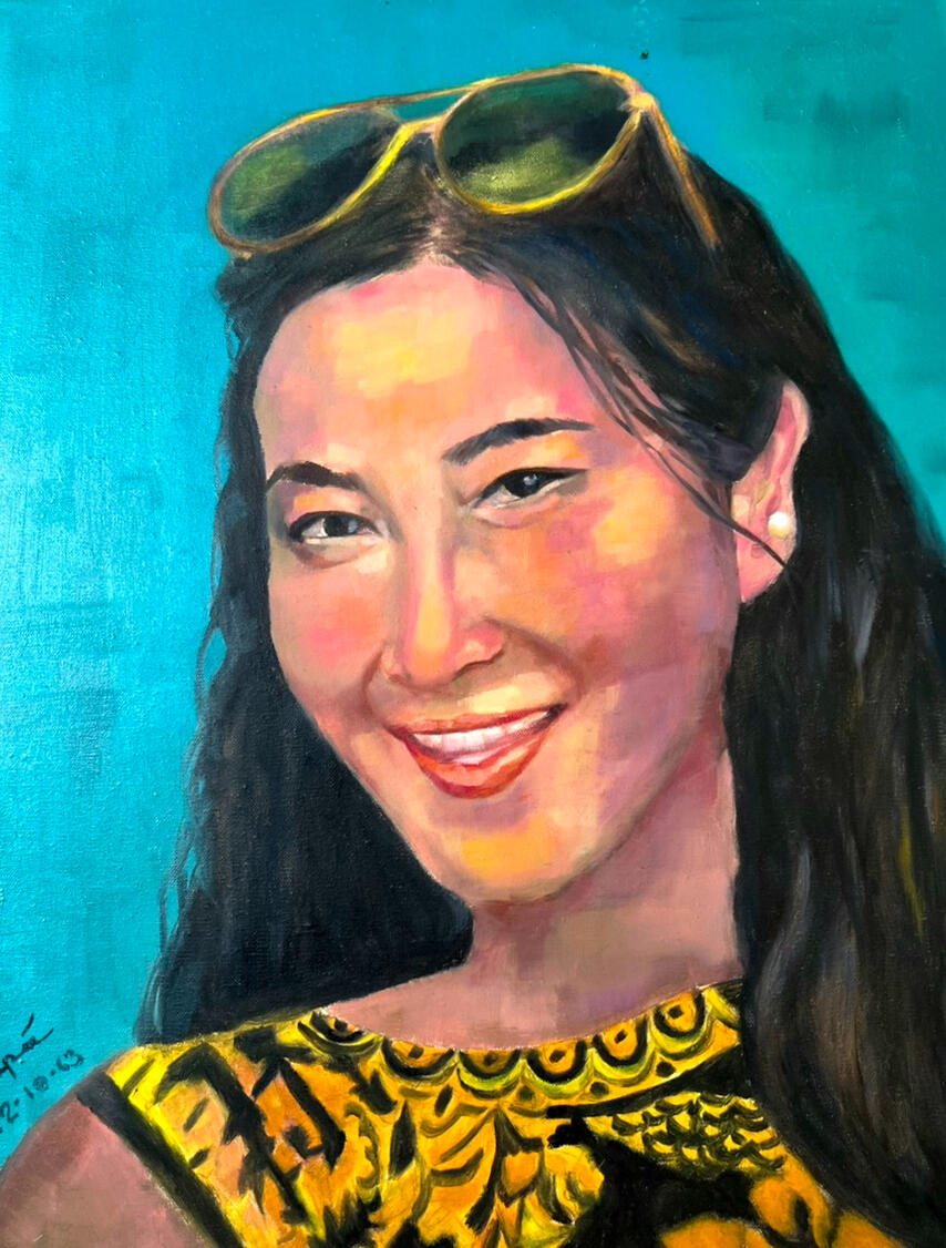 Self portrait of our doctor